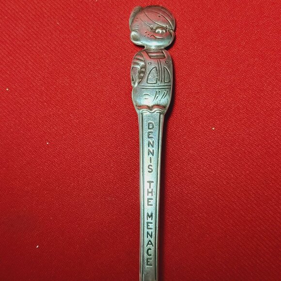 Denis The Menace HSI Old Company Plate IS Souvenir Spoon - Picture 1 of 10